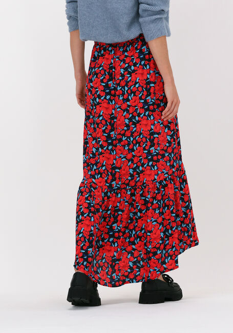 Mehrfarbige/Bunte COLOURFUL REBEL Midirock RIVE ROSES HIGH LOW SKIRT - large