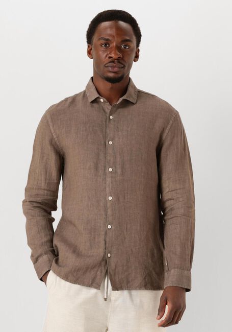 Braune THE GOODPEOPLE Casual-Oberhemd SOHO - large