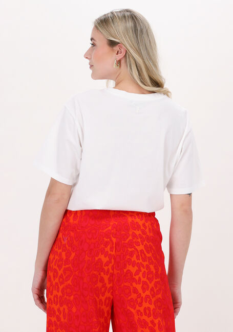 Weiße ALIX THE LABEL T-shirt FIRE TIGER TSHIRT - large
