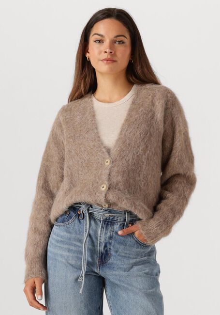 Braune MOSCOW Strickjacke 38-10 FLEUR - large