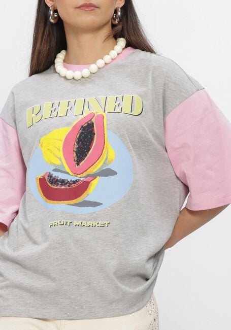 Graue REFINED DEPARTMENT T-shirt LOUI 9986 - large