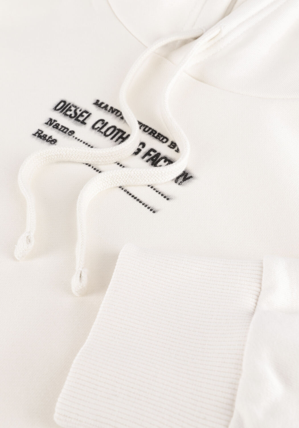 Nicht-gerade weiss DIESEL Sweatshirt S-GINN-HOOD-C7 - large