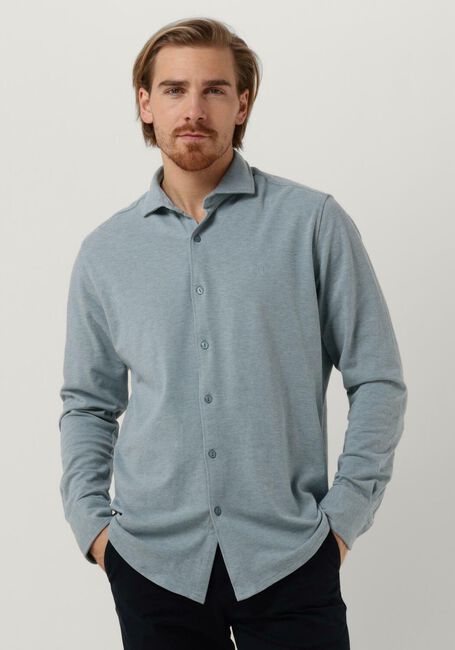 Blaue DSTREZZED Casual-Oberhemd KIRK SHIRT MELANGE PIQUE - large