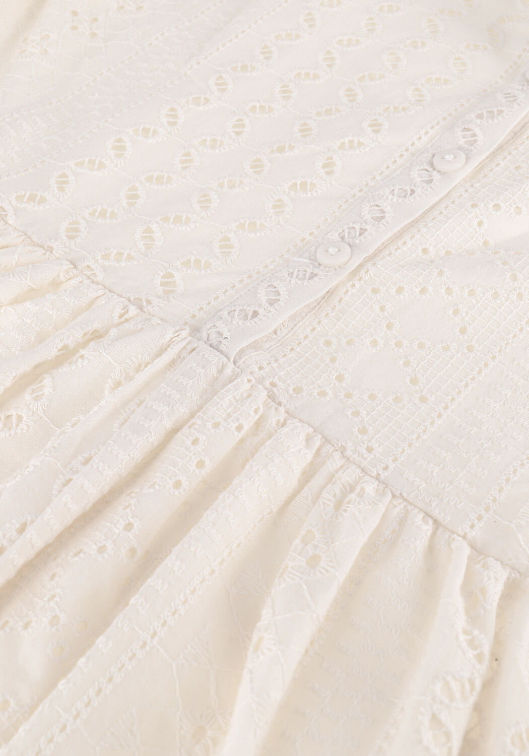 Nicht-gerade weiss OBJECT Minikleid OBJVIOLETTA 3/4 SHORT DRESS - large