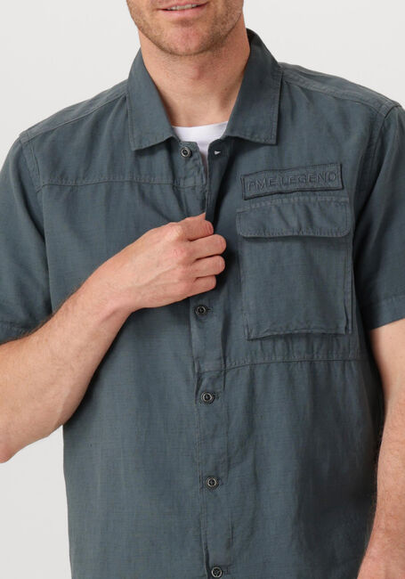 Graue PME LEGEND Casual-Oberhemd CTN/LINEN CARGO FREEDOM - large