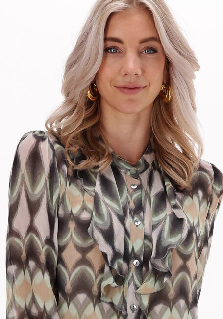 Mehrfarbige/Bunte SUMMUM Blusen BLOUSE ARCH PRINT - large