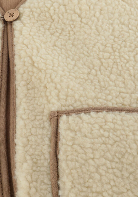 Ecru LIL' ATELIER Sakkos NMMJONO RLX SHERPA VEST LIL - large