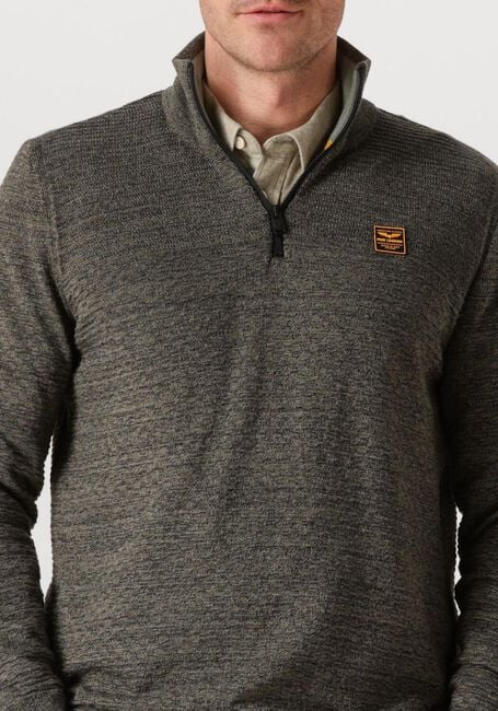 Grüne PME LEGEND Pullover COTTON MOULINE - large