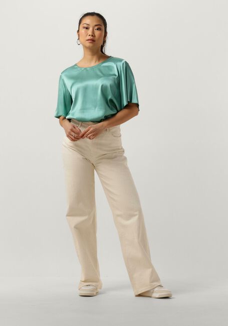Grüne MOS MOSH Blusen EVIE SS SATIN BLOUSE - large