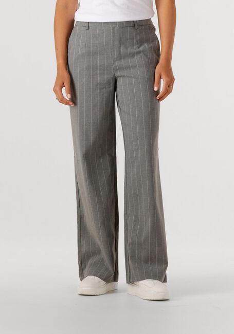 Graue OBJECT Hose OBJLISA WIDE PANT - large