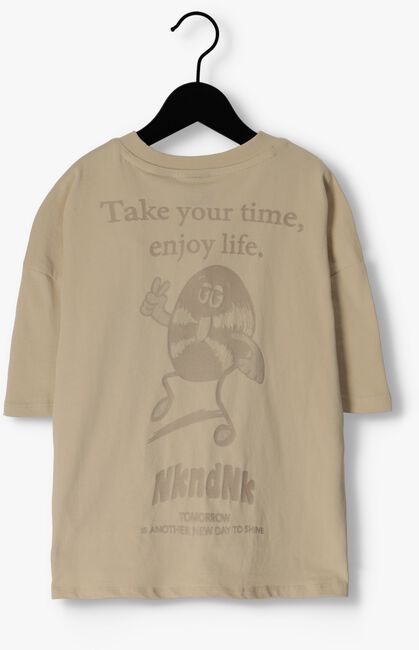 Braune NIK & NIK T-shirt ENJOY LIFE OVERSIZED T-SHIRT - large