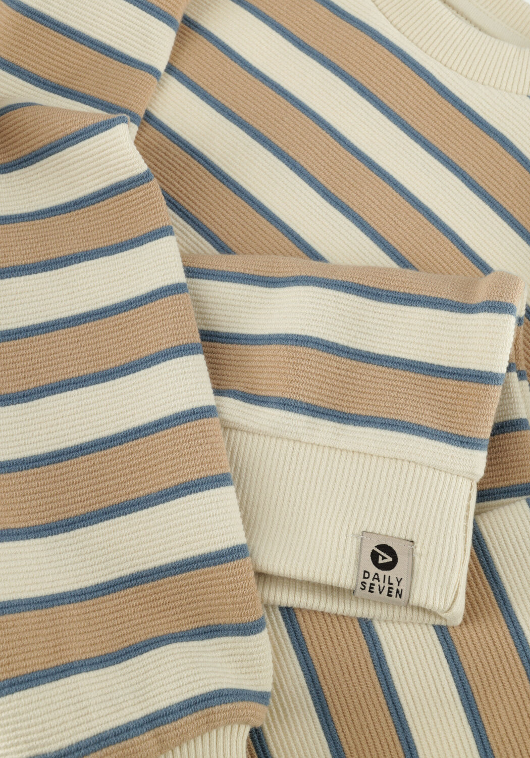 Mehrfarbige/Bunte DAILY7 Pullover OVERSIZED SWEATER BIG STRIP - large