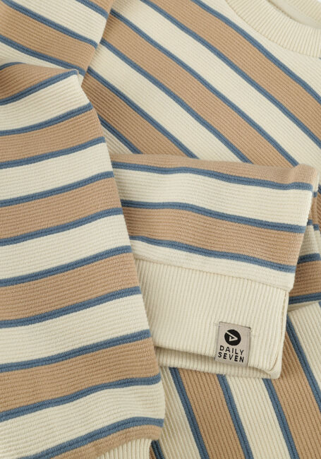 Mehrfarbige/Bunte DAILY7 Pullover OVERSIZED SWEATER BIG STRIP - large