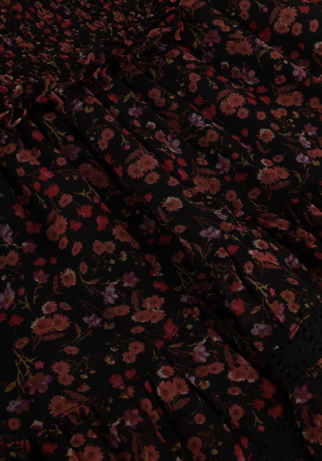 Schwarze NEO NOIR Minirock MARNA GARDEN SKIRT - large