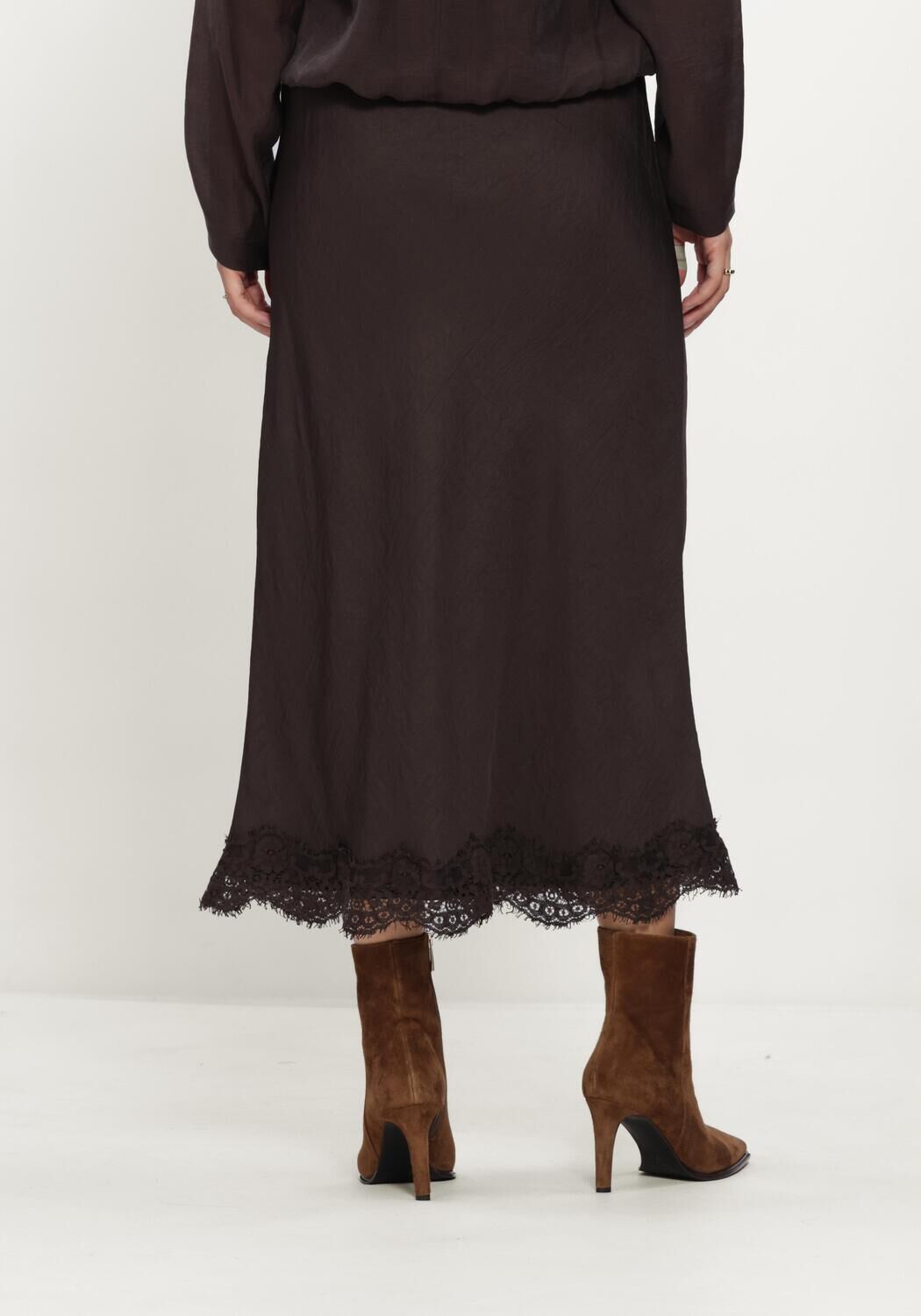 Braune SUMMUM Maxirock SKIRT LIGHT TWILL - large