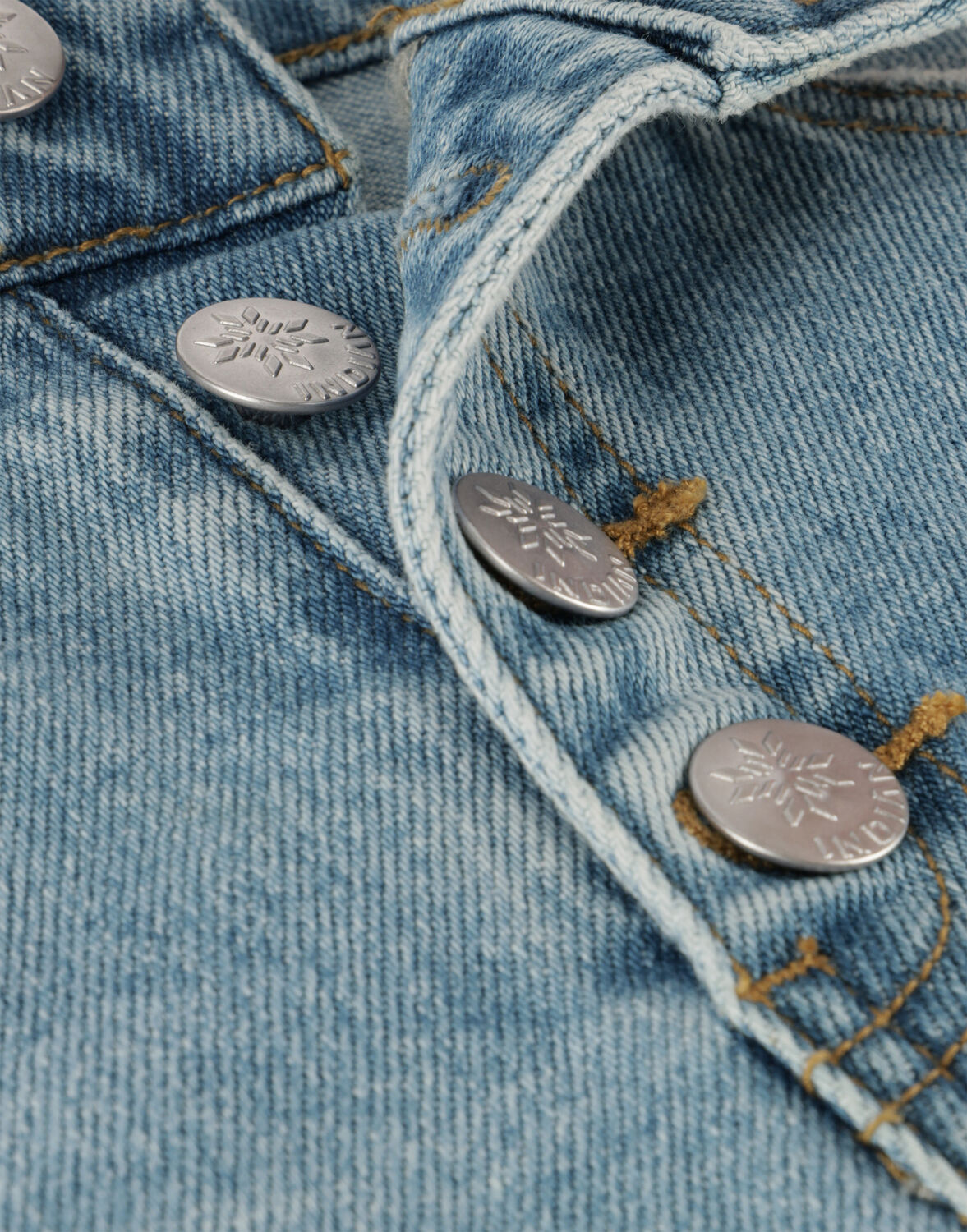 Blaue INDIAN BLUE JEANS Kurze Hosen WIDE DENIM SHORT DAMAGED - large