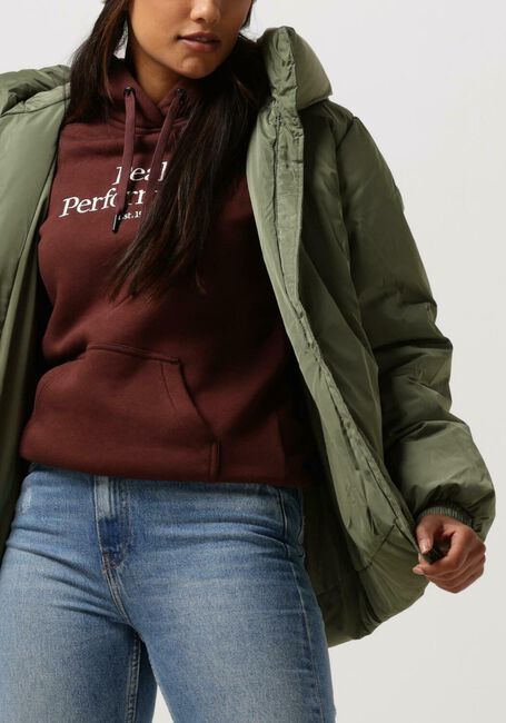 Grüne MSCH COPENHAGEN Wattierte Jack NORINA KAYSA HOOD JACKET - large