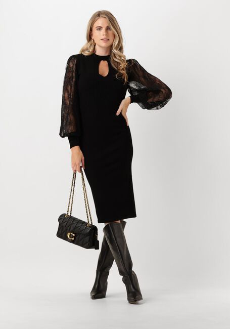 Schwarze TWINSET MILANO Midikleid 242TT3160 - large