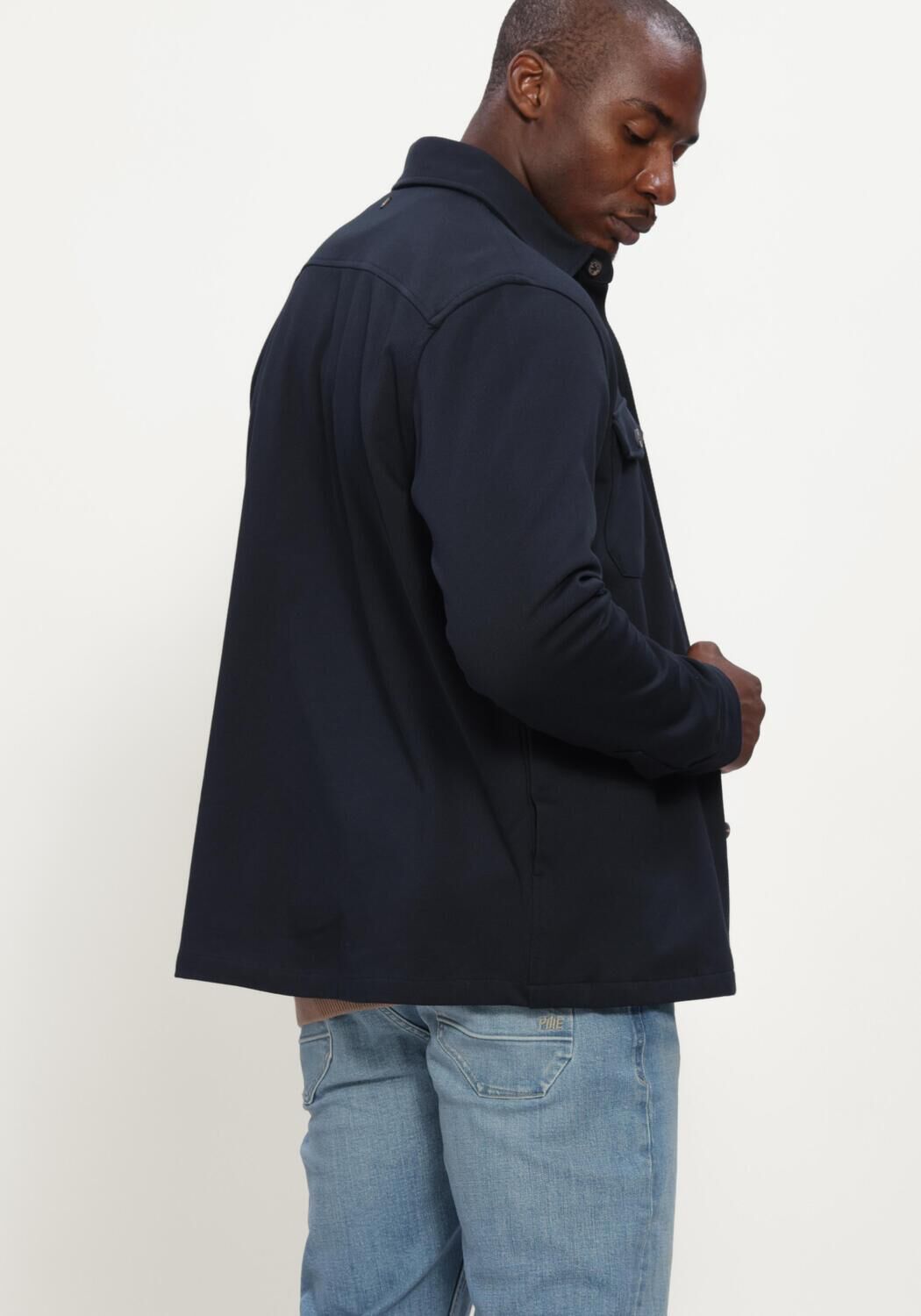 Dunkelblau PME LEGEND Casual-Oberhemd LONG SLEEVE SHIRT COMFORT HEAVY TWILL - large
