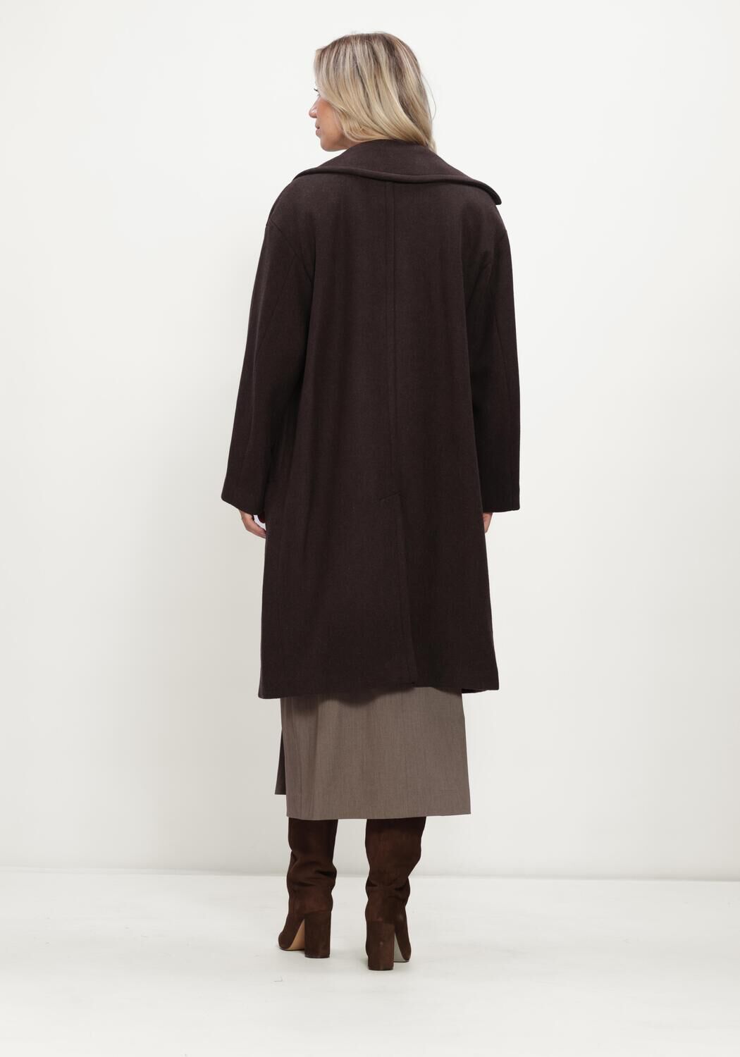 Braune INWEAR M&auml;ntel ZORAHIW DB COAT - large