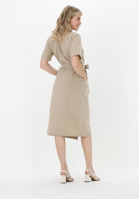 Sand CC HEART Midikleid LINEN SAFARI DRESS - large