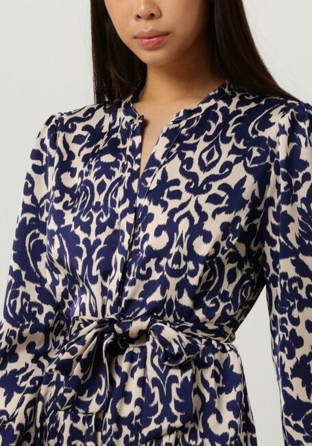 Blaue NEO NOIR Midikleid CILIAN FLOWER BLUR DRESS - large