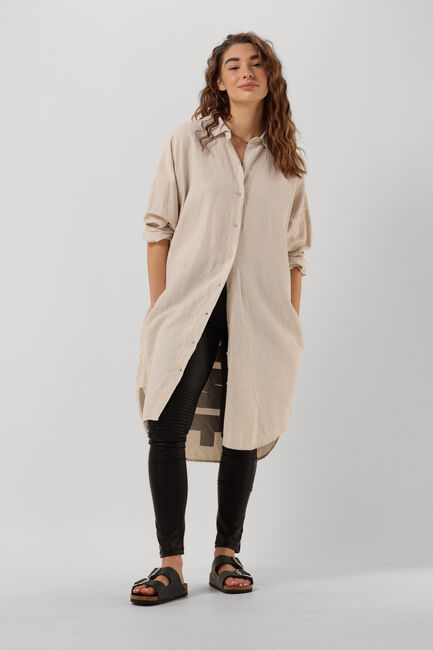 Beige 10DAYS Midikleid SHIRT DRESS SUNSHINE - large