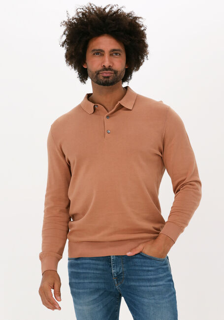 Camelfarbene PROFUOMO Polo-Shirt PPTJ1-AN - large