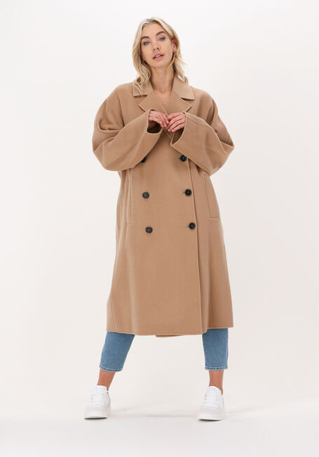 Camelfarbene STAND STUDIO Mäntel MIKAELA COAT - large