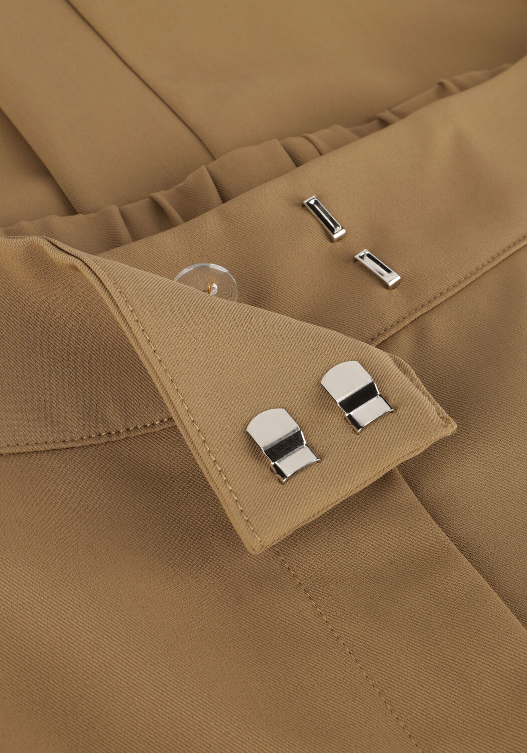 Cognacfarbene NUKUS Weite Hose OLIVIA PANTS - large