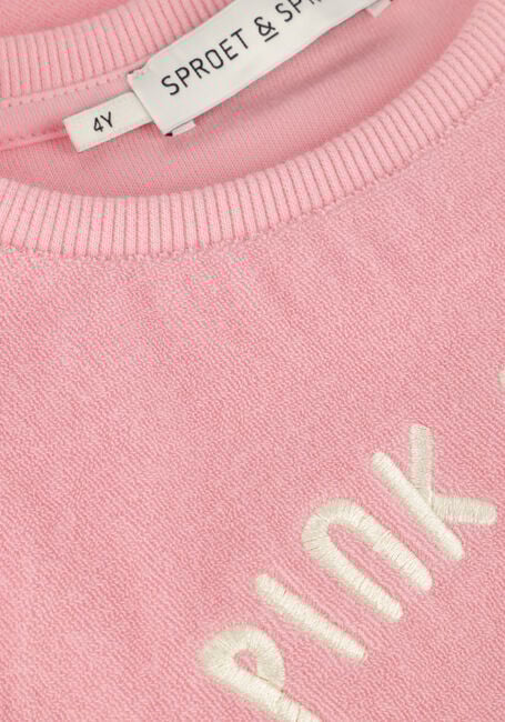 Rosane Sproet & Sprout T-shirt TERRY T-SHIRT PINK LADY - large