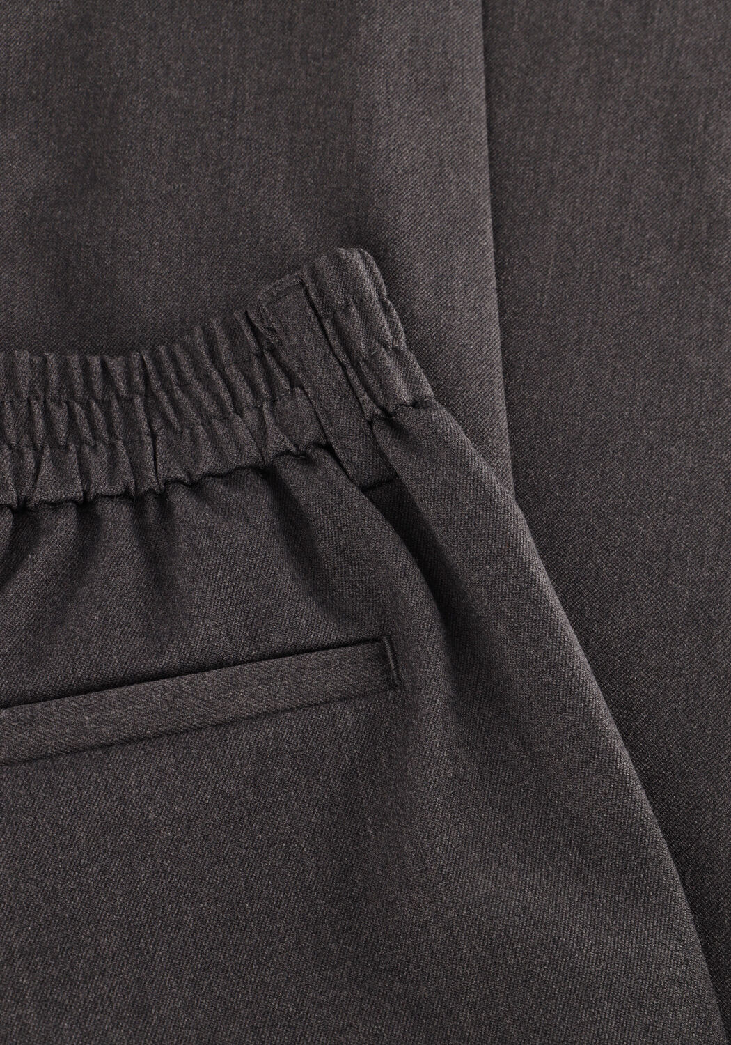 Graue OBJECT Hose OBJLISA SLIM PANT - large