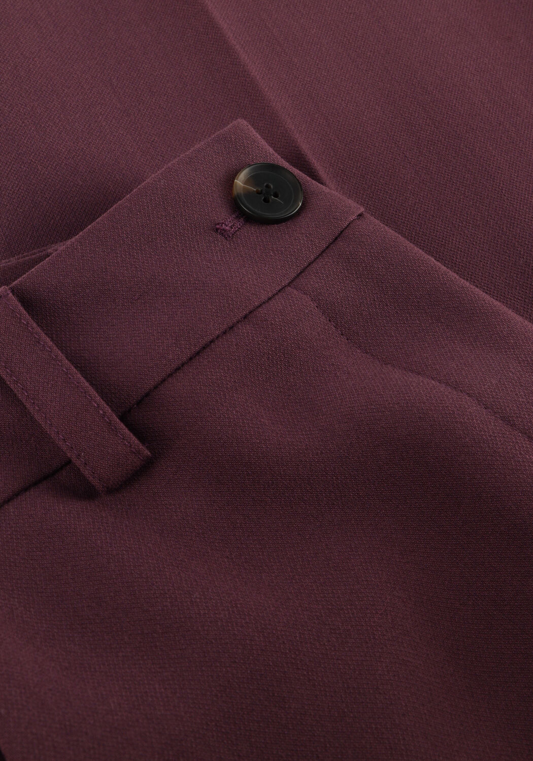 Bordeaux MODSTR&Ouml;M Weite Hose GALE PANTS - large