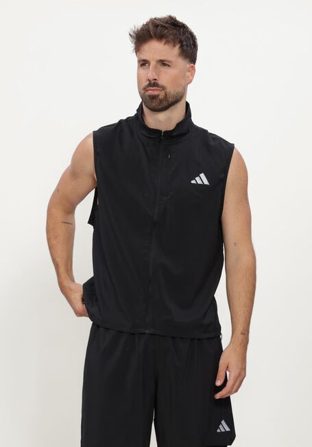 Schwarze ADIDAS Sportwesten RUN ESS VEST M - large