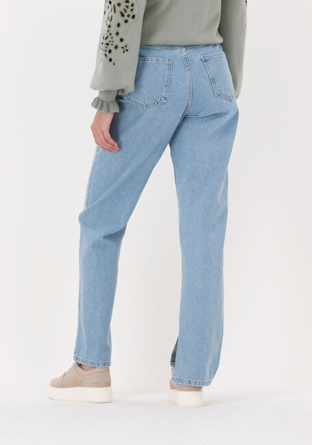 Hellblau NA-KD Mom jeans HIGH WAIST SIDE SLIT DENIM - large