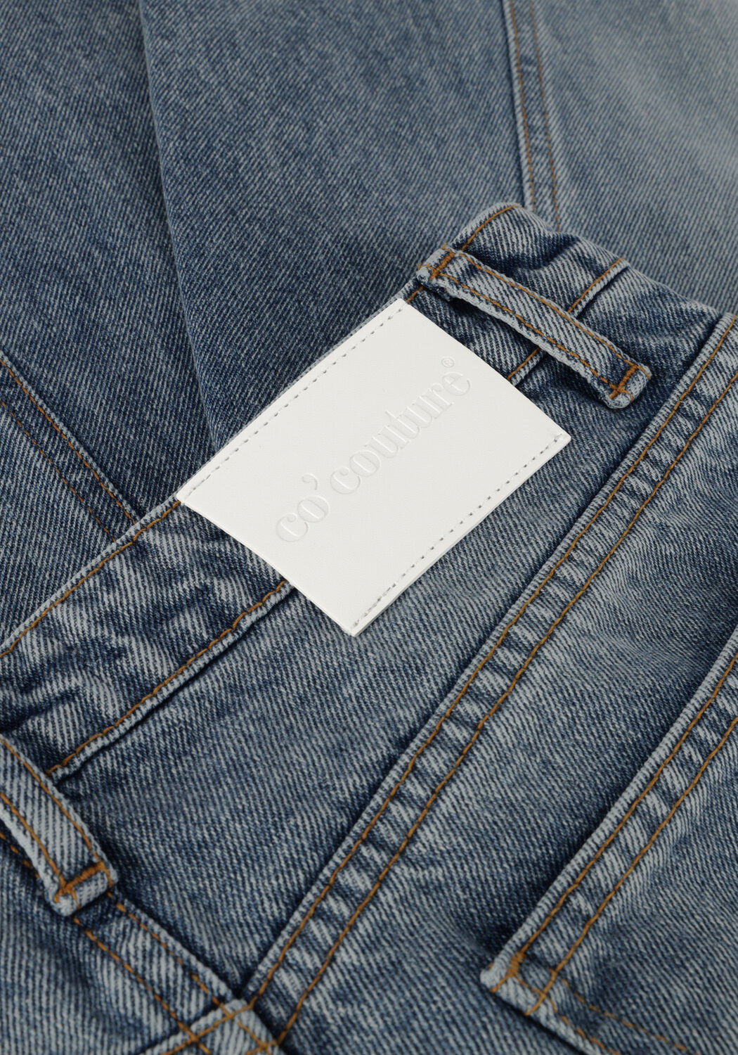 Dunkelblau CO'COUTURE Wide jeans VIKA WIDE SEEM LONG JEANS - large