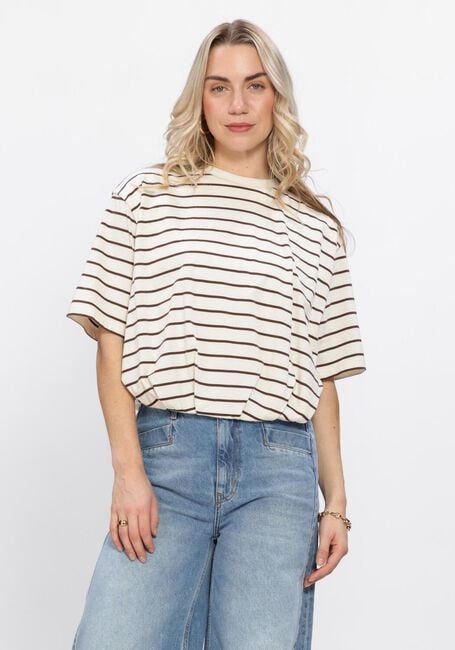 Braune BEAUMONT T-shirt DOLORES TOP - large