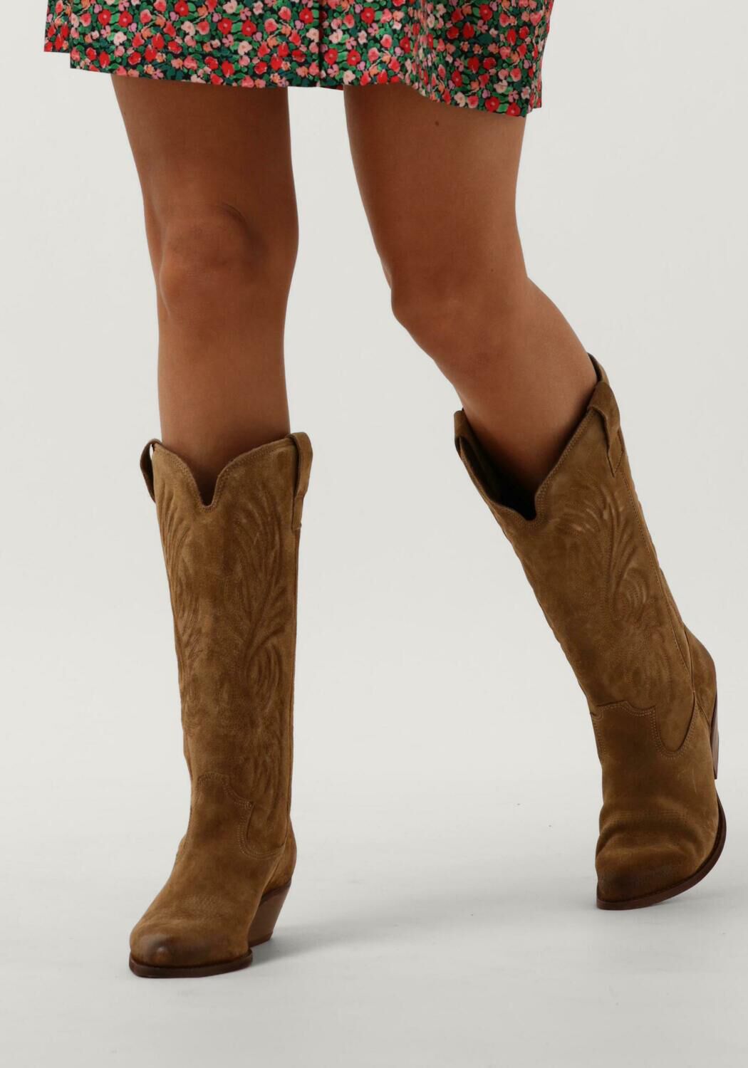 Camelfarbene OMODA Cowboystiefel D346 - large