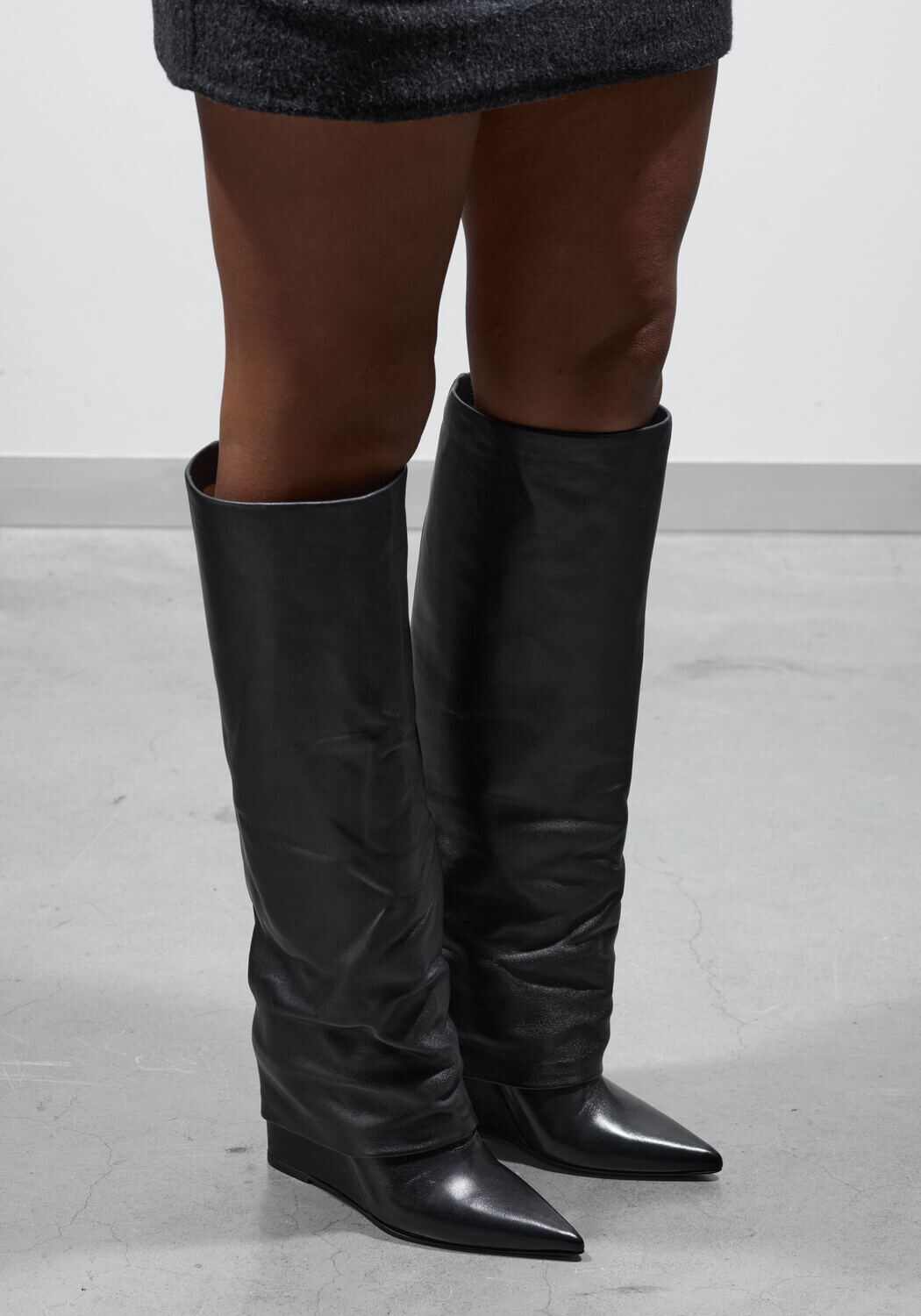 Schwarze LINA LOCCHI Stiefel SE001 - medium