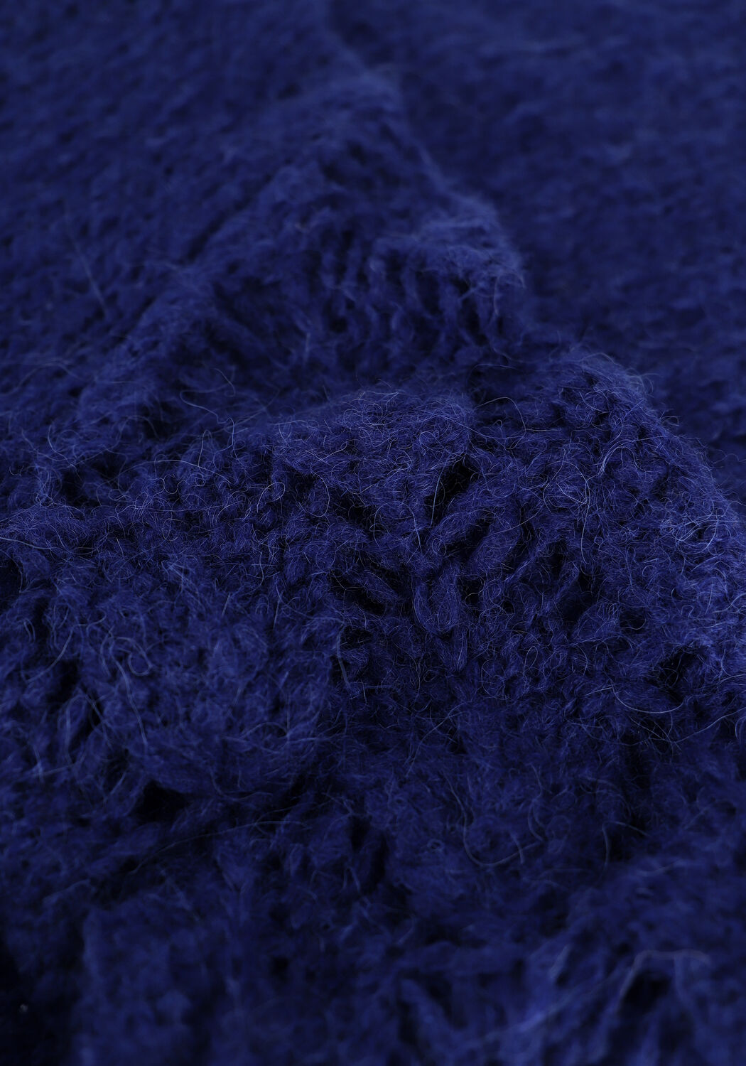 Blaue JUST FEMALE Midikleid SAGTA KNIT DRESS - large