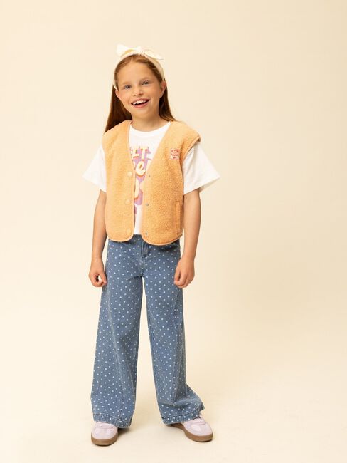 Dunkelblau LOOXS Little Wide jeans 2601-7601-988 - large