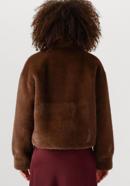 Braune MOVES Fake-Fur-Jack KARA JACKET 4471 - large