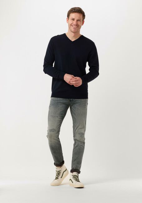 Dunkelblau PROFUOMO Pullover PULLOVER V-NECK - large