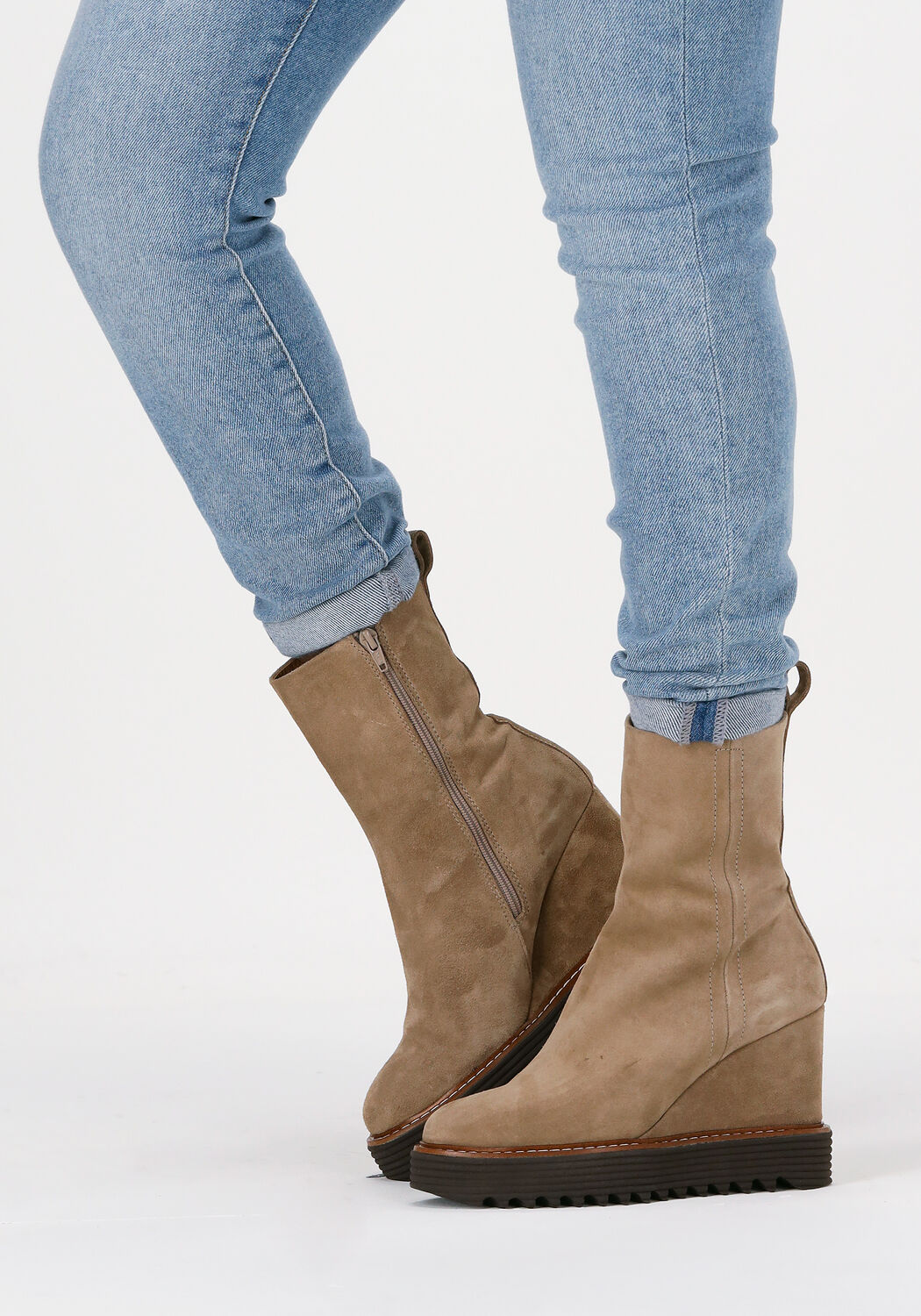 Beige NOTRE-V Stiefeletten 17404 - large