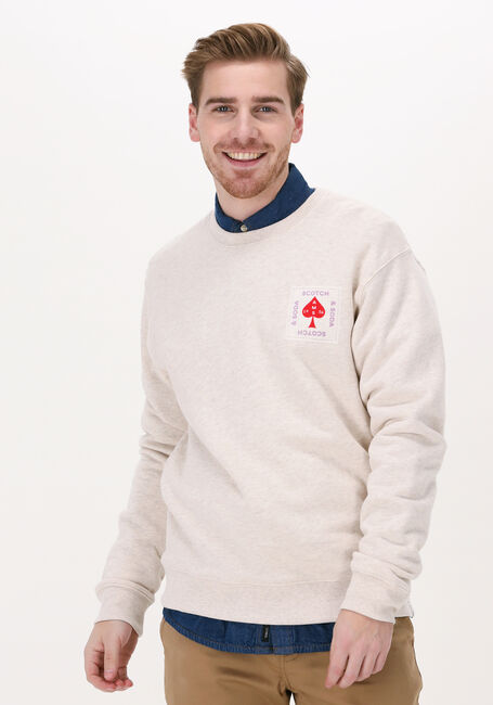 Ecru SCOTCH & SODA Sweatshirt MELANGE CREW-NECK SWEATSHIRT I - large
