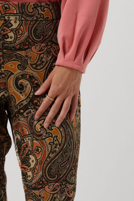 Mehrfarbige/Bunte SUMMUM Schlaghose TROUSERS PAISLEY VELVET - large