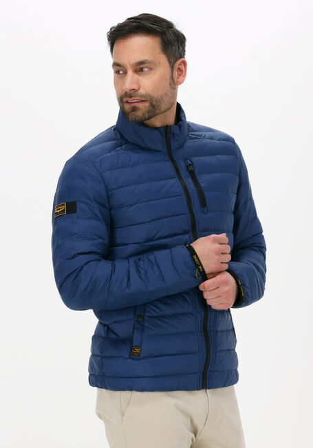 Blaue PME LEGEND Wattierte Jack SHORT JACKET SKYCONTROL MDL DENSYLON - large