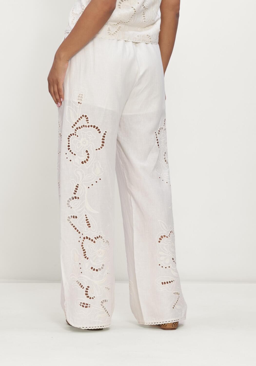Mehrfarbige/Bunte SECOND FEMALE Hosen VILEA TROUSERS - large