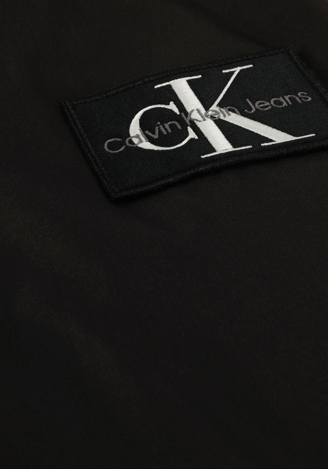 Schwarze CALVIN KLEIN Jack UNPADDED HARRINGTON JACKET - large