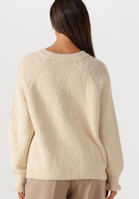 Ecru SUMMUM Strickjacke CARDIGAN COZY MELANGE LUREX KNIT - large